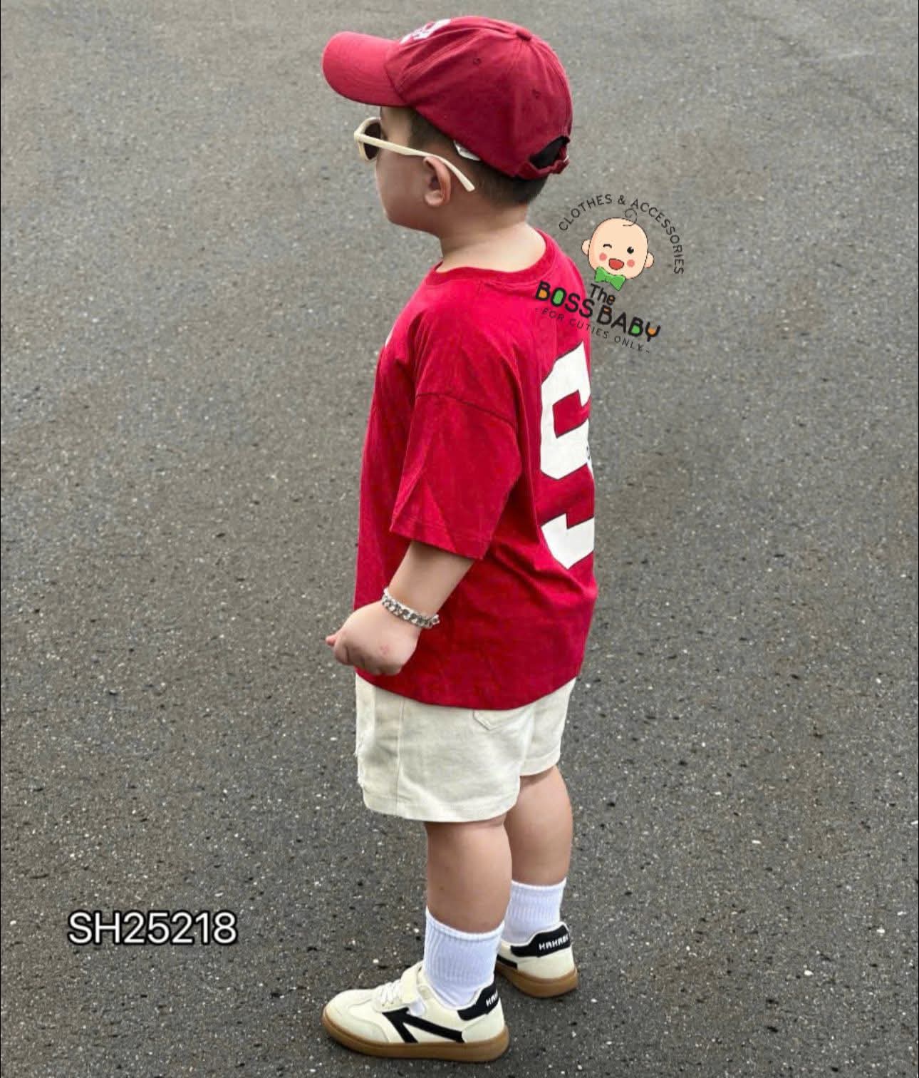 Set bộ kaki jean mài rách đỏ kem Paris_thumbnail_3