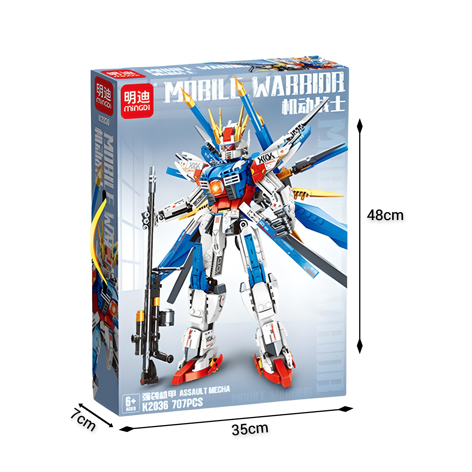 LEGO ĐỒ chơi lắp ghép 𝐌𝐎𝐁𝐈𝐋𝐄 𝐒𝐔𝐈𝐓 𝐆𝐔𝐍𝐃𝐀𝐌 700 chi tiết_thumbnail_19