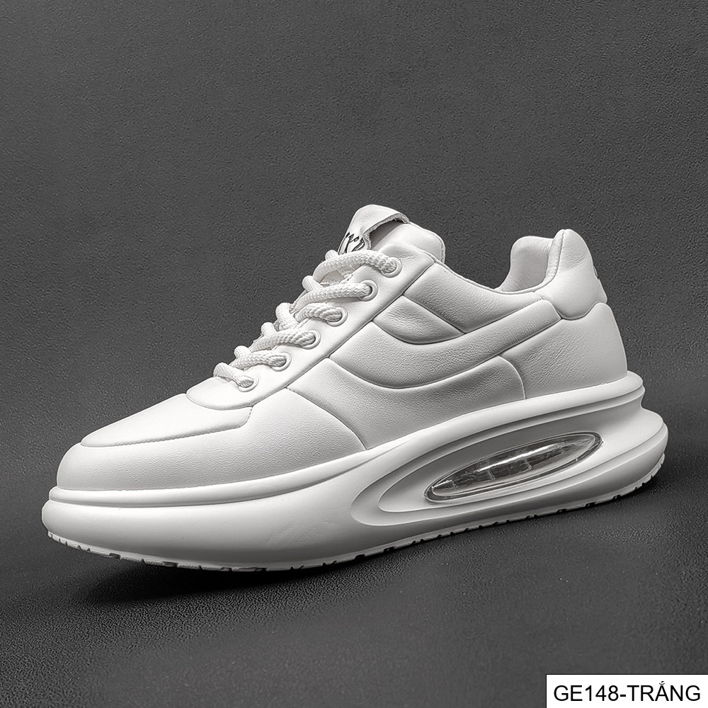 GE148 - Giày thể thao dễ phối mùa thu Da bò lớp đầu cho nam giày hợp thời trang nam giày nam ga Châu Âu Giày bánh mì thường ngày Thiểu Số da thật