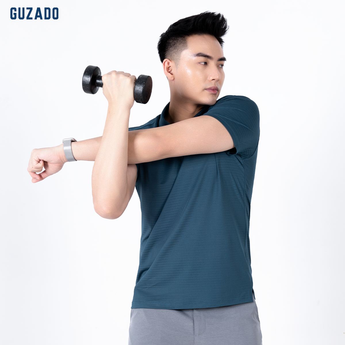 Áo Polo thể thao nam CoolMax-S1 Logo thương hiệu Guzado GPL01_thumbnail_44