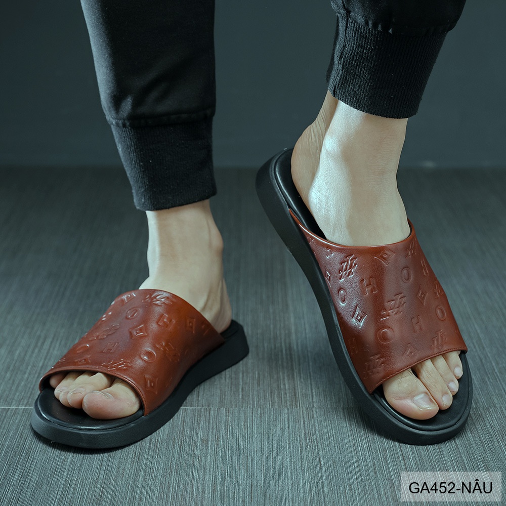 GA452 - Dép xỏ ngón nam da bò cao cấp đế cao su chống trơn trượt_thumbnail_2