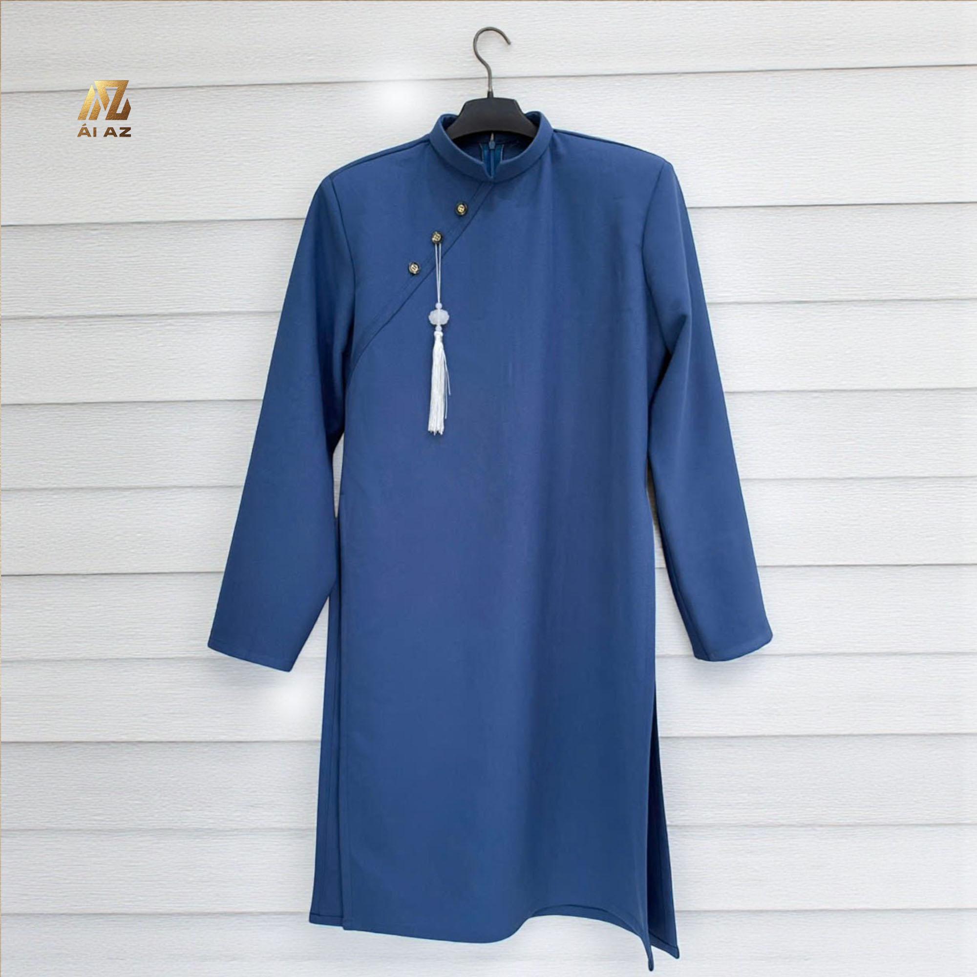 Áo Dài Nam Cách Tân Vài Cotton Hàn-Mặc Tết, Chụp Ảnh KT01_thumbnail_2