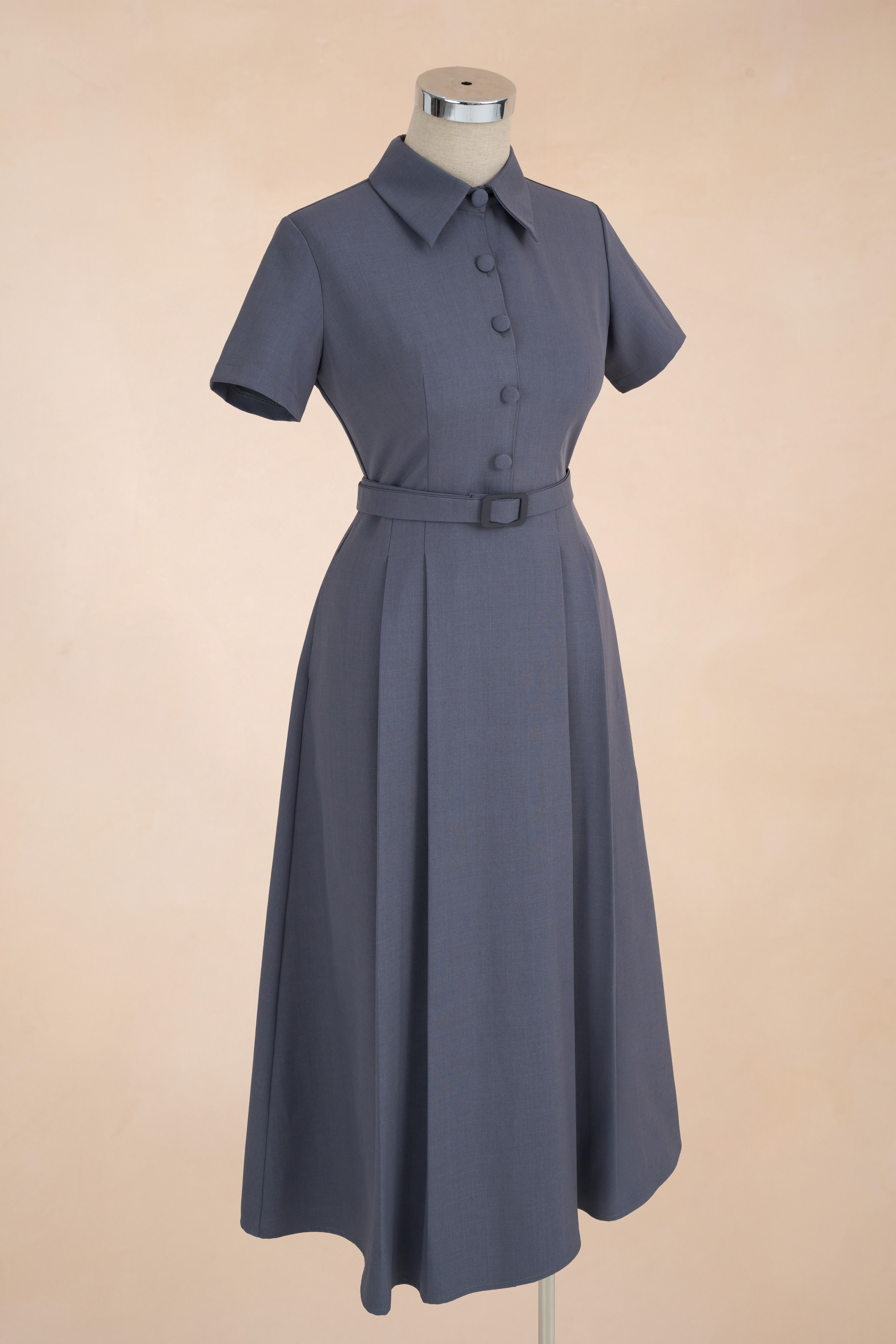 Đầm Xòe Đai Eo Cúc Bọc TT_thumbnail_2