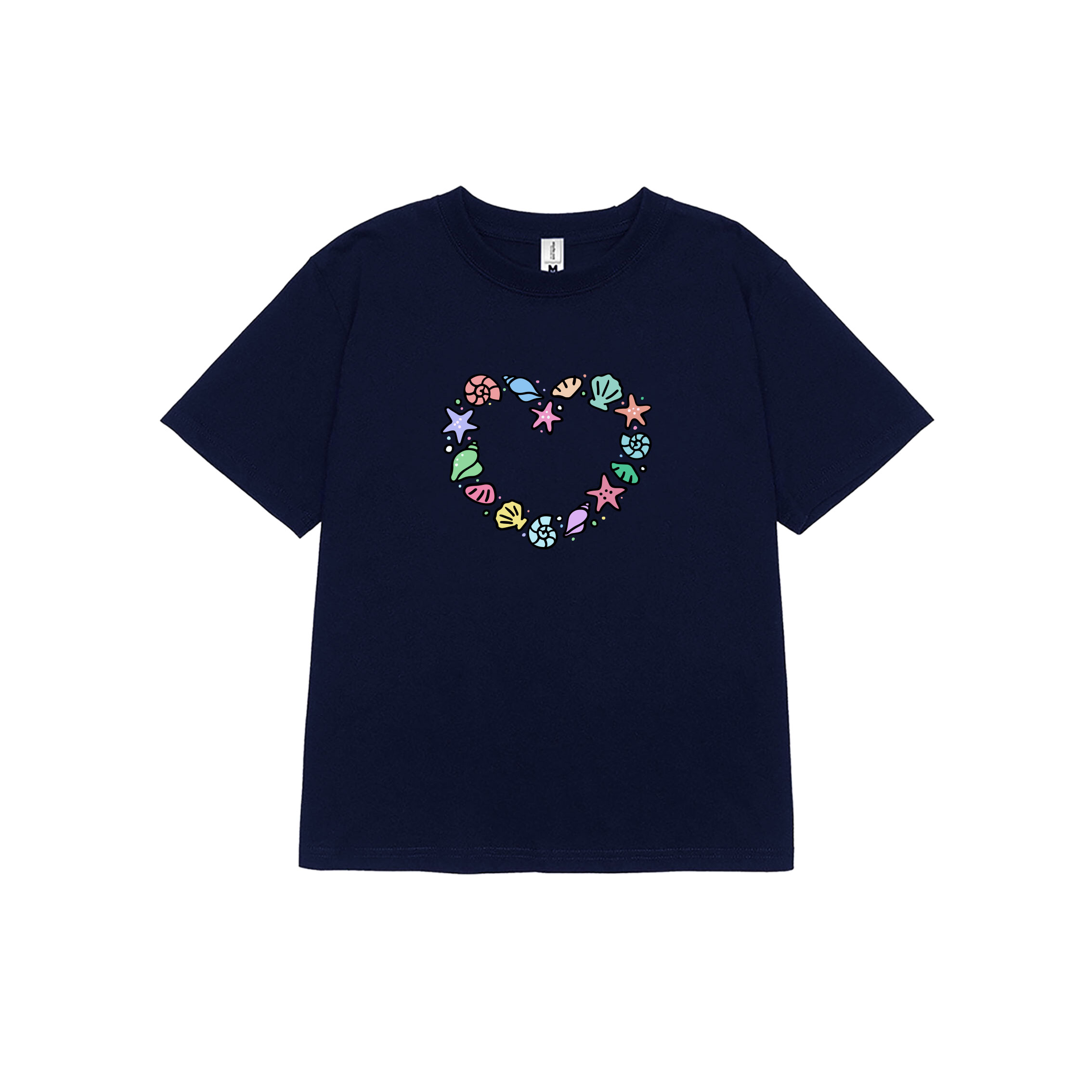 Áo thun baby tee mùa hè in trái tim xinh xắn ABD1024 Miucho tay ngắn Cổ tròn hotrend in artwork_thumbnail_14