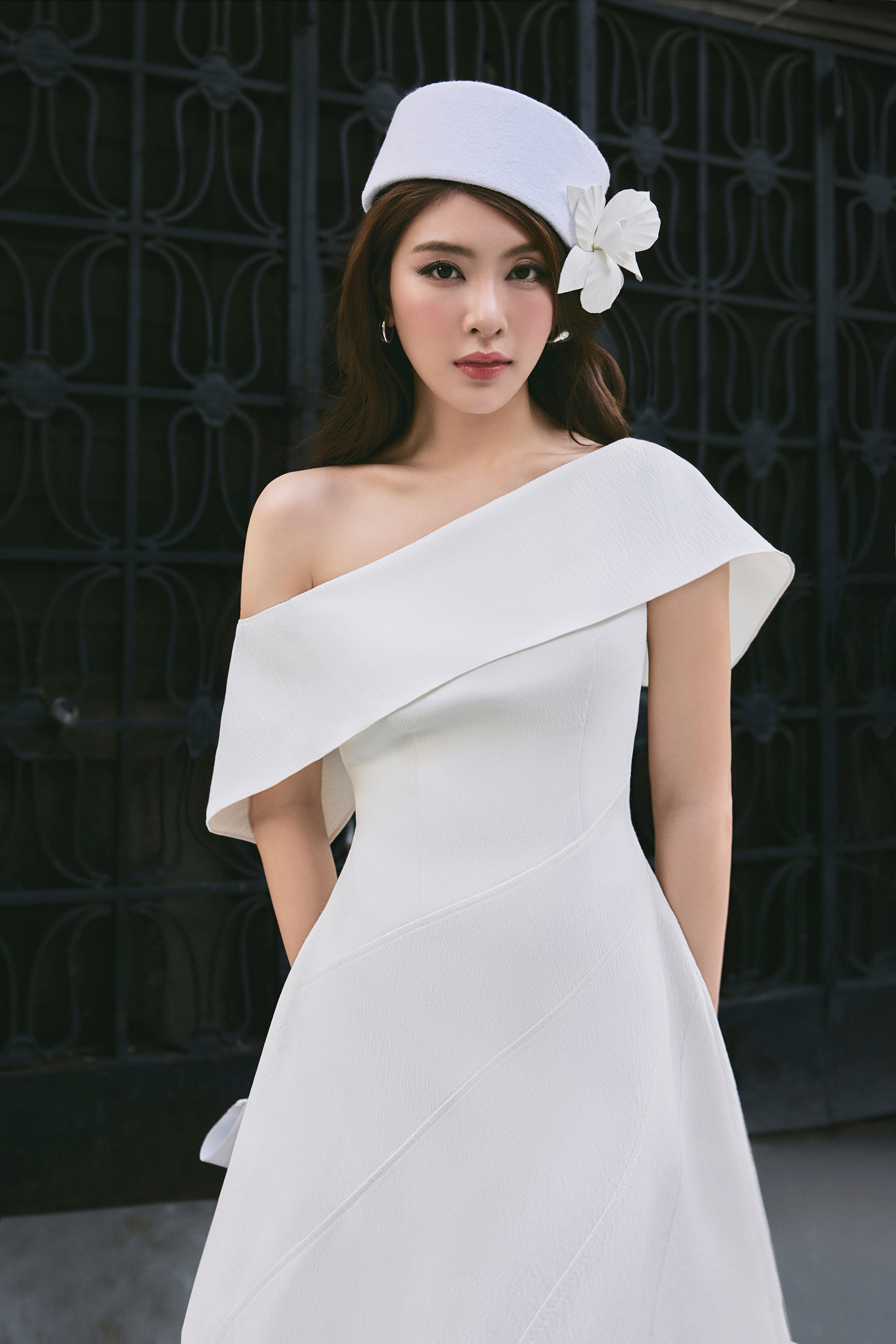 White Esther Dress