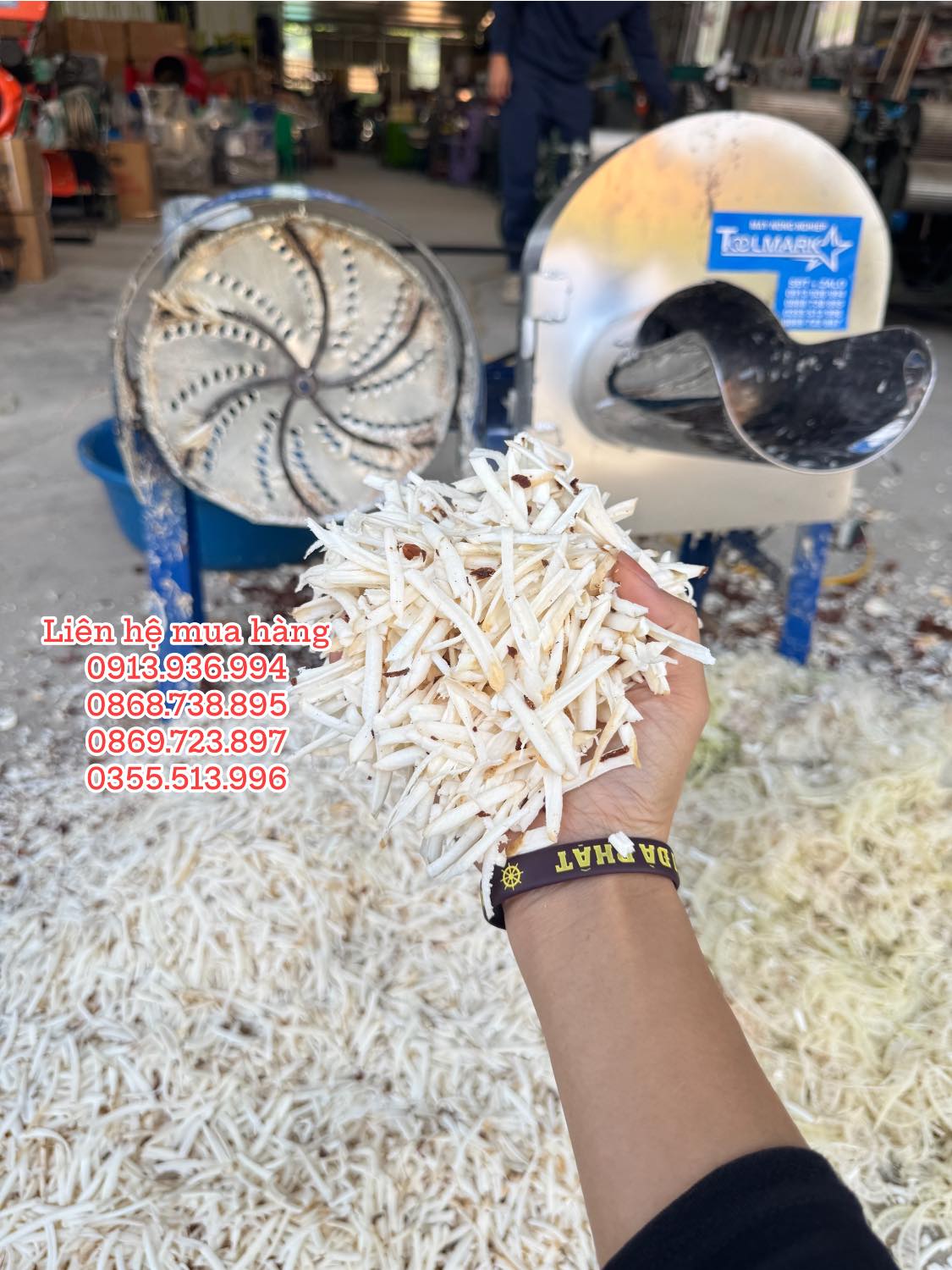 Máy thái chuối + duôi sắn máng Inox (tm)_thumbnail_3