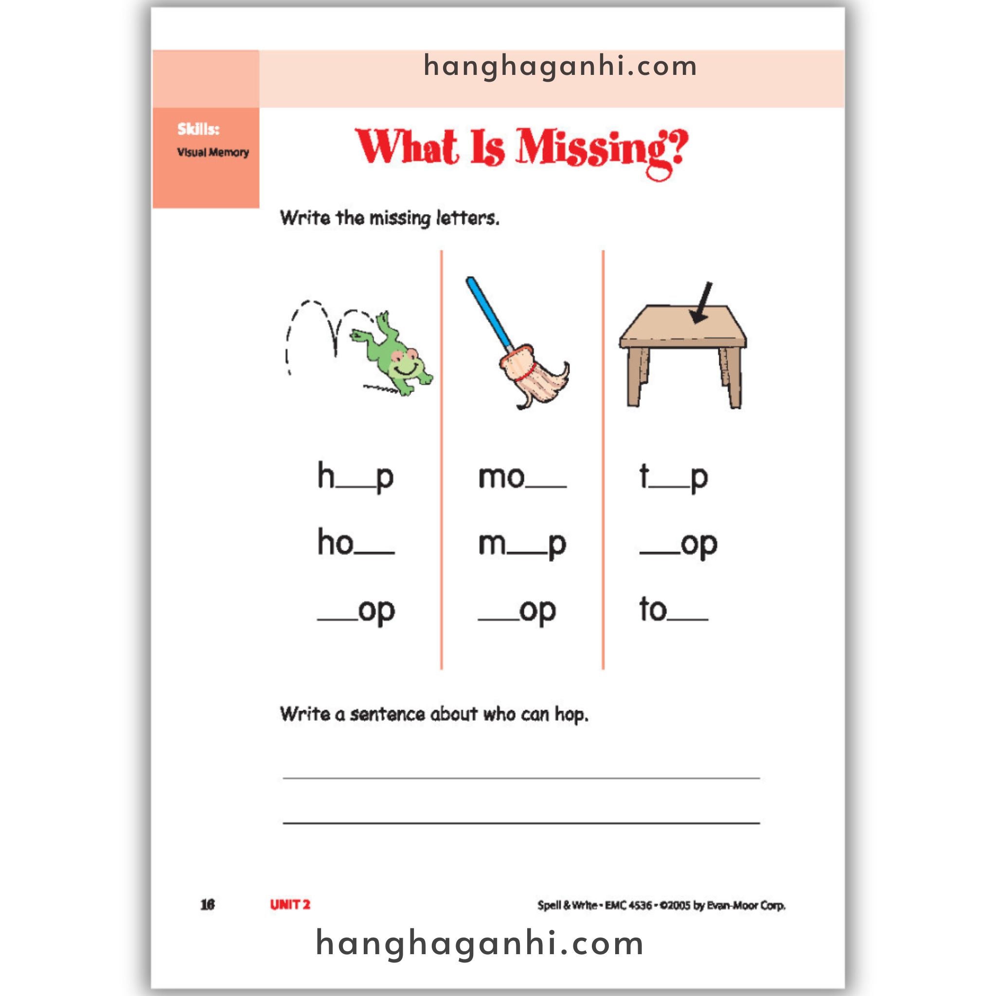 Skill Sharpeners Spell & Write Grade K_thumbnail_11