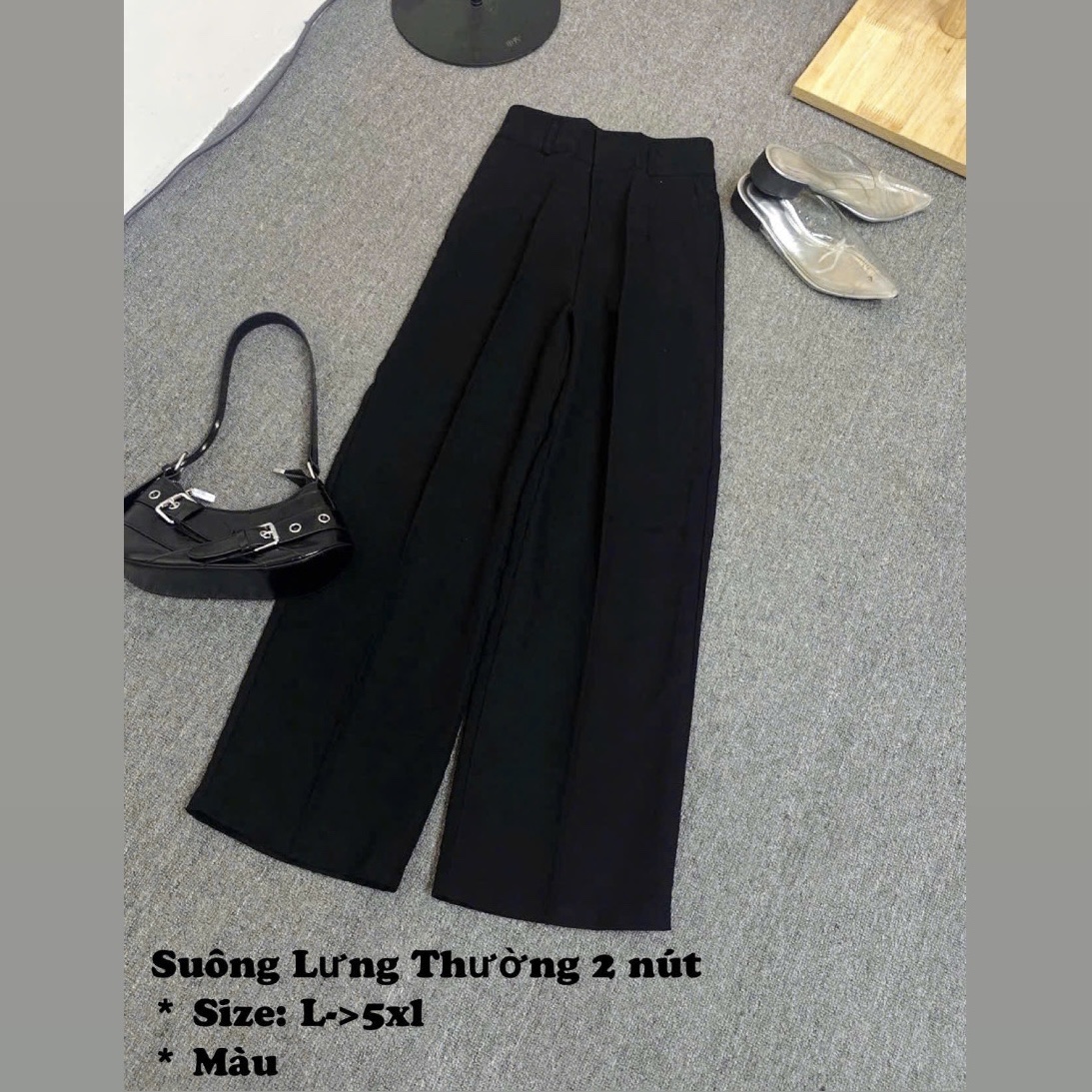 Quần tây ống suông 2 nút bigsize QD030 dành cho nàng béo mập từ 55-90kg_thumbnail_3