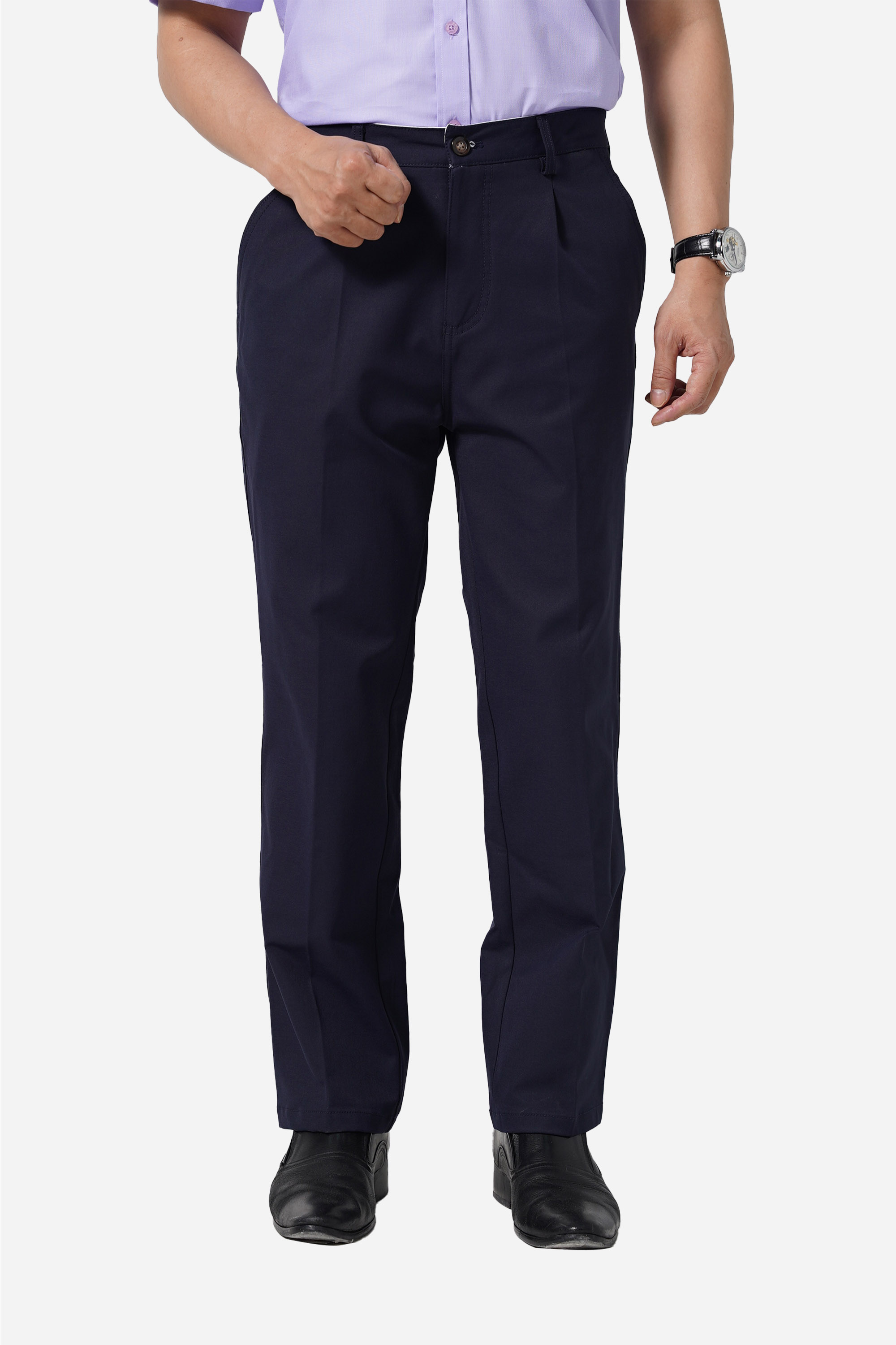 Quần Kaki Mềm 1 Li Nam Trung Niên ANCHI Chất Liệu Cotton Phom Suông Ống Rộng Cao Cấp_thumbnail_30