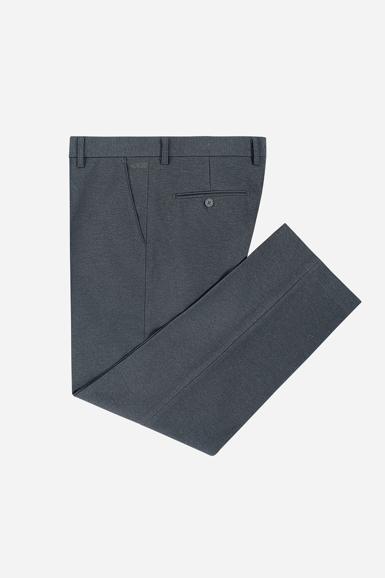 Quần Âu 0 Li Nam Trung Niên ANCHI Chất Liệu Umi Cao Cấp Phom Suông Ống Rộng