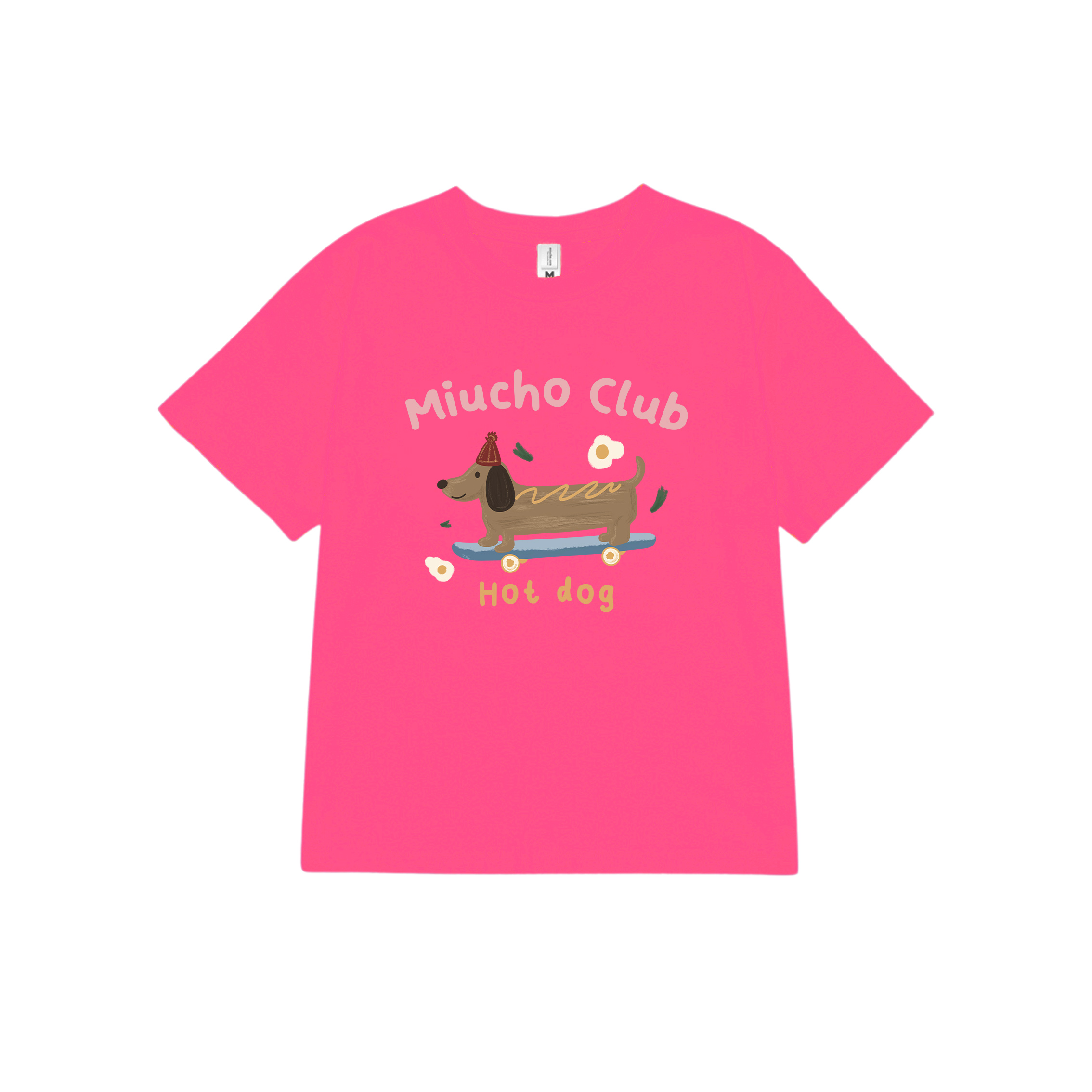 Áo Thun baby tee form ôm ABD1345 Miucho vải cotton co giãn in mix_thumbnail_14