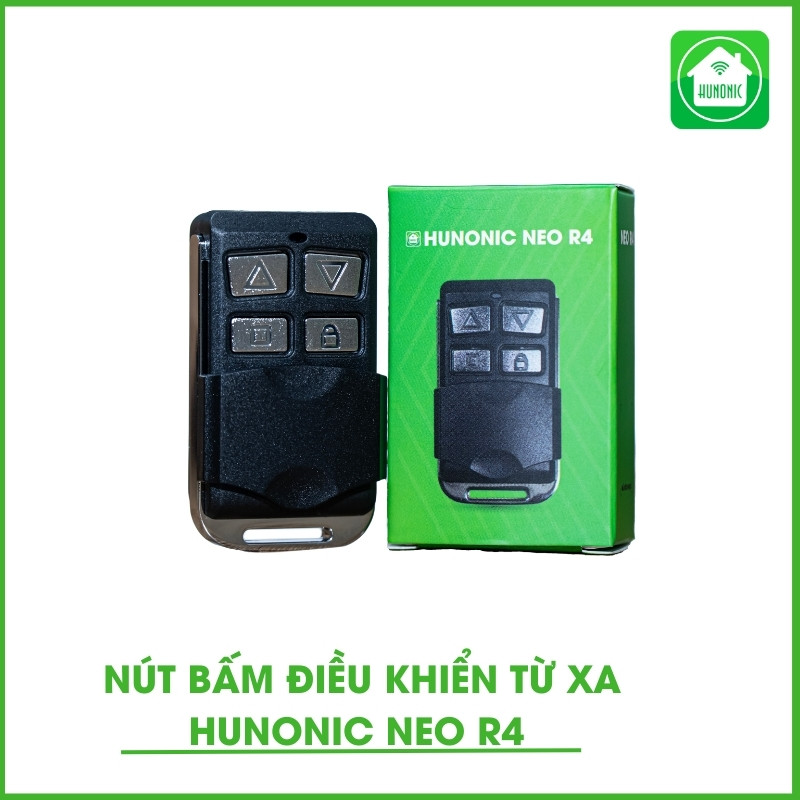 Nút Bấm Cửa Cuốn Điều Khiển Từ Xa Hunonic NEO R4