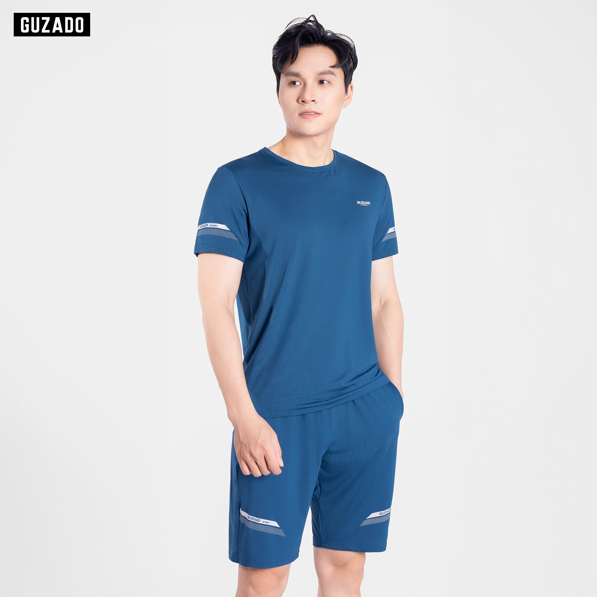 Bộ Thể Thao Nam GUZADO Mẫu Cộc Tay Mặc Thể Thao GBH01_thumbnail_24