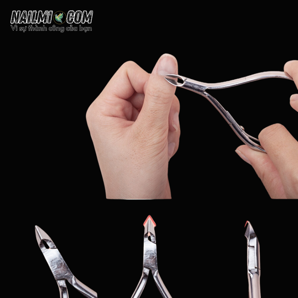 Kềm (kìm) cắt da - màu trắng - NGỌC - D04_thumbnail_1