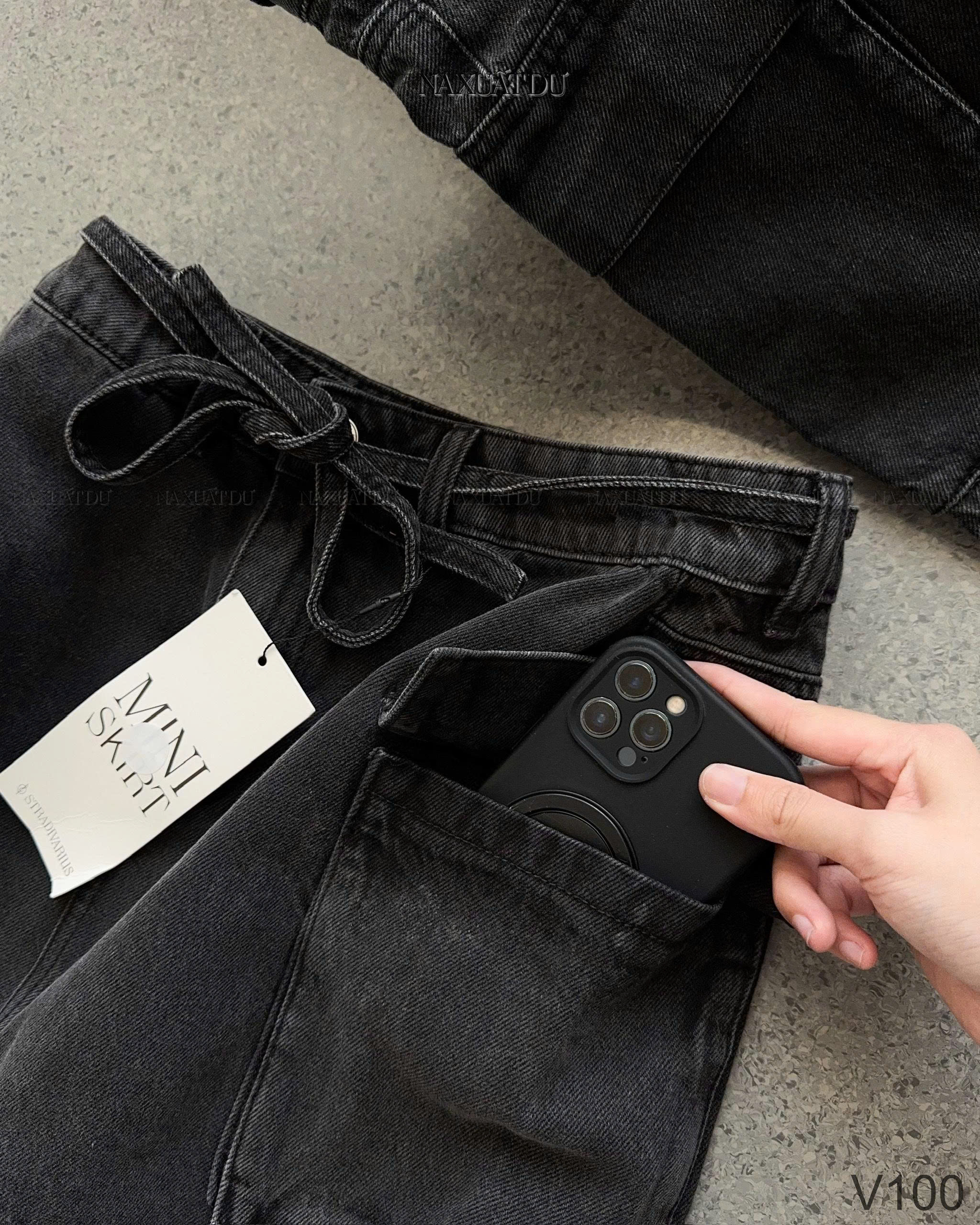 Chân váy jeans 