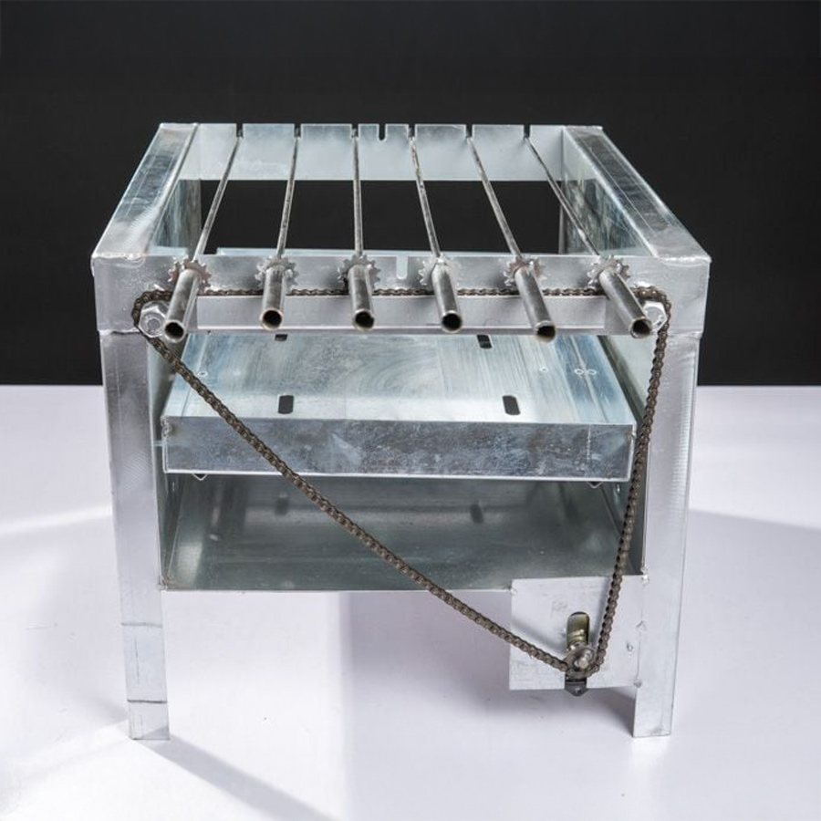 Máy nướng thịt 5 xiên tự quay