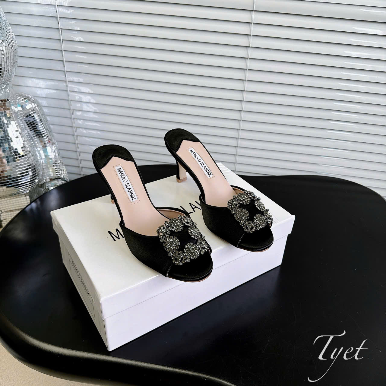 💘💘💘 Guốc lụa manolo