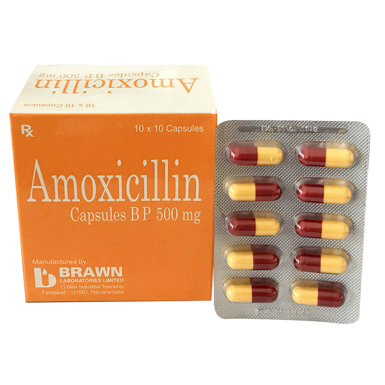 Amoxicillin capsules BP 500mg
