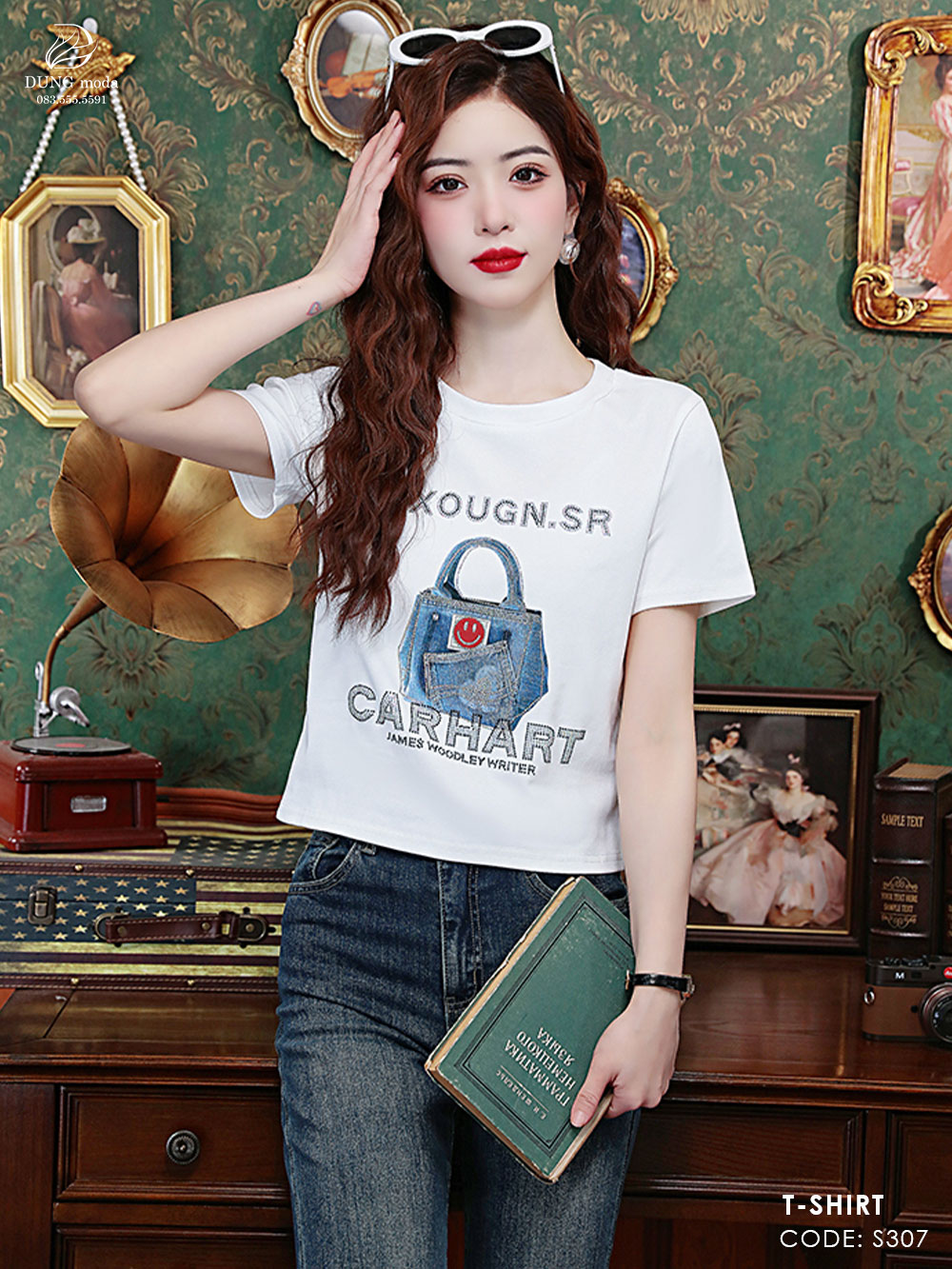 Áo Thun Quảng Châu S307 Trắng 9076_thumbnail_3