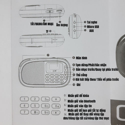 Loa Nogo Q15 xanh 8GB kèm thẻ nhớ, file nghe cho bé_thumbnail_2