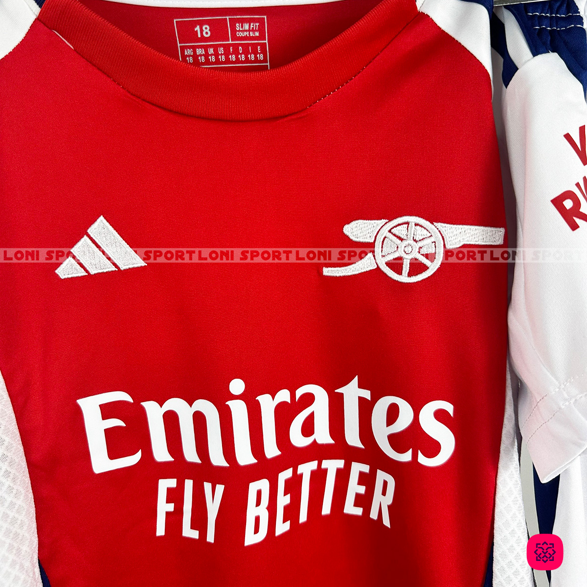 Bộ kid Arsenal sân nhà đỏ trắng 24/25_thumbnail_2