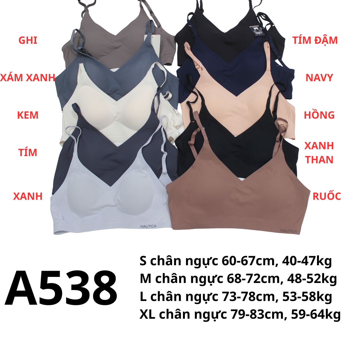 A538- ÁO NGỰC MỀM