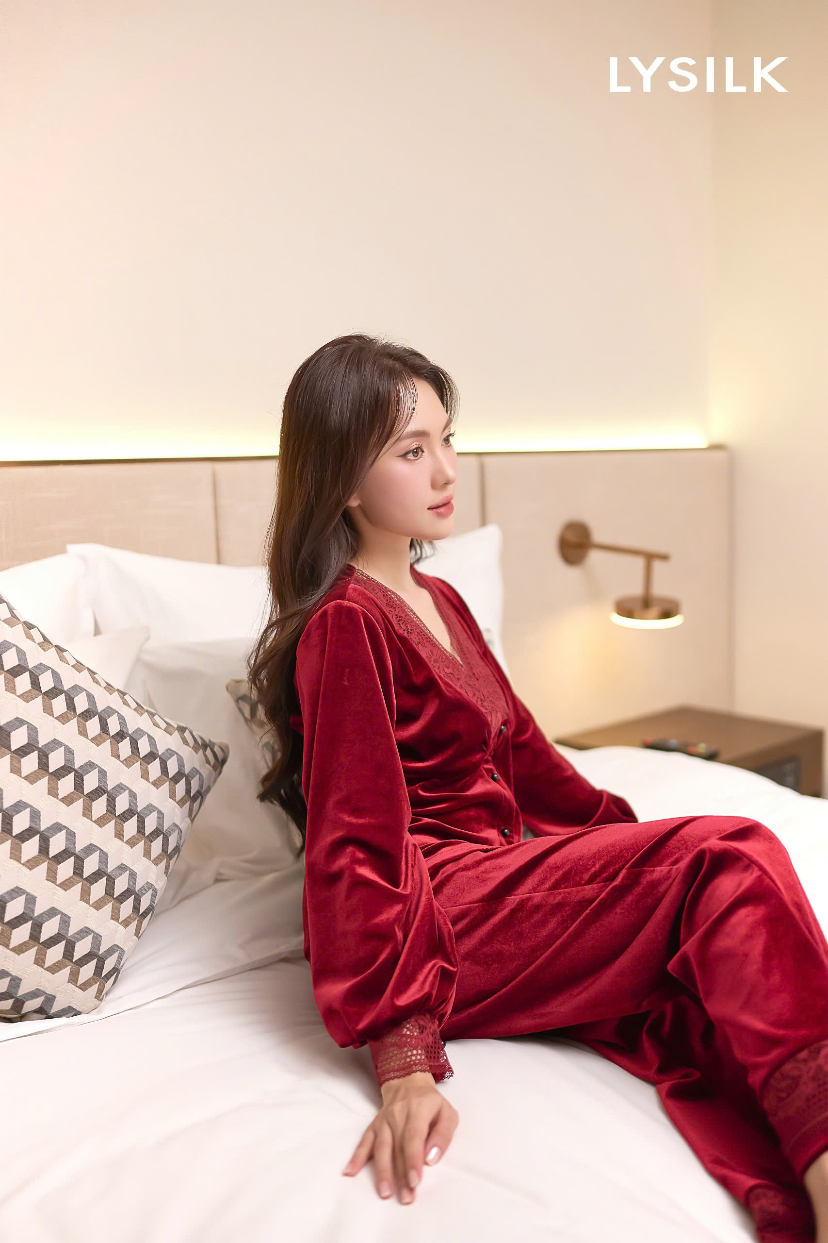 Bộ nhung áo dài, quần dài BN578_thumbnail_4