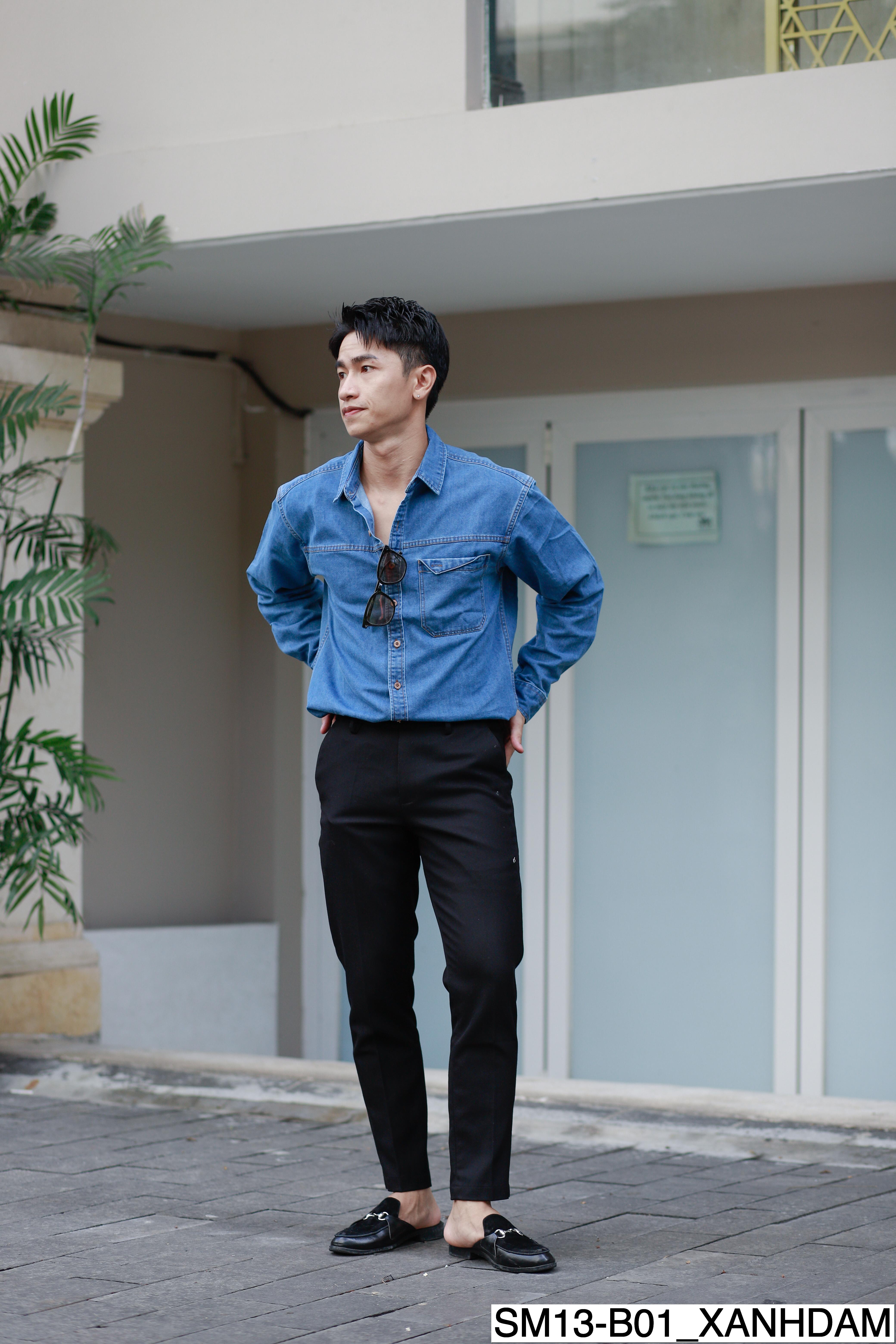 B01 SM13 - Áo sơ mi nam jeans cao cấp_thumbnail_13