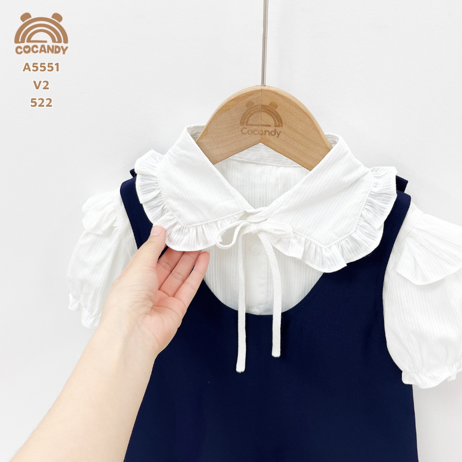 Váy 2 dây XANH THAN phối nơ buộc_thumbnail_4