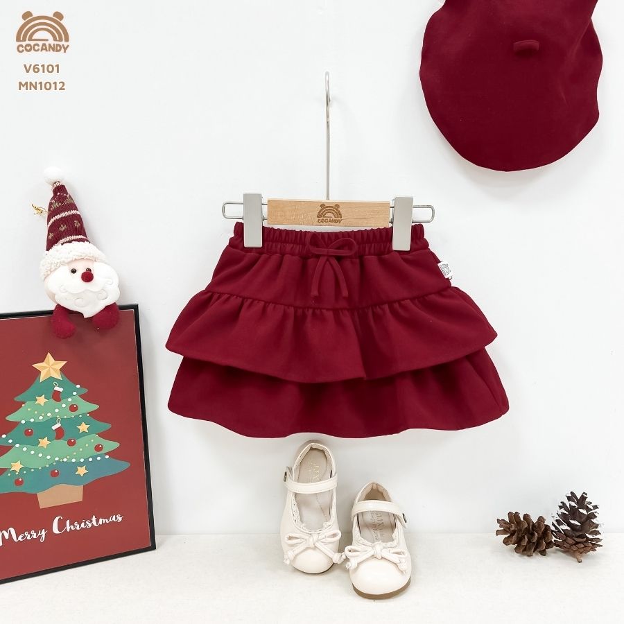 Chân váy cộc ĐỎ xếp tầng_thumbnail_2