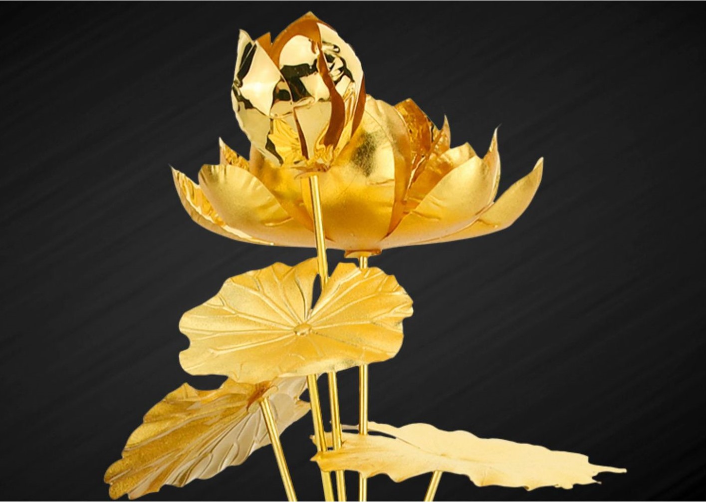 Hoa sen mạ vàng 24k _thumbnail_3