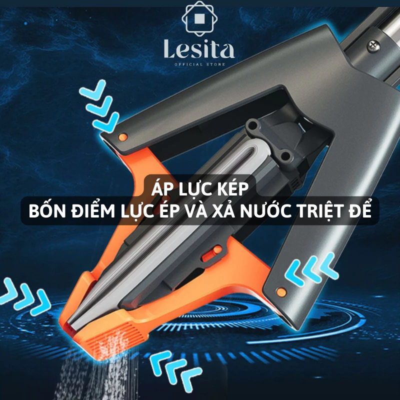 CÂY LAU NHÀ TỰ VẮT BẰNG BỌT XỐP