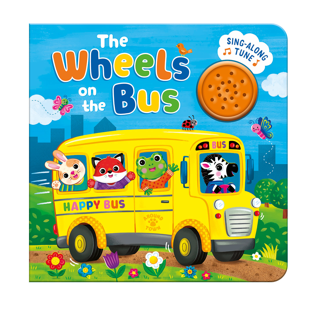ROUND BUTTON SOUND BOOK - THE WHEELS ON THE BUS (FSC)