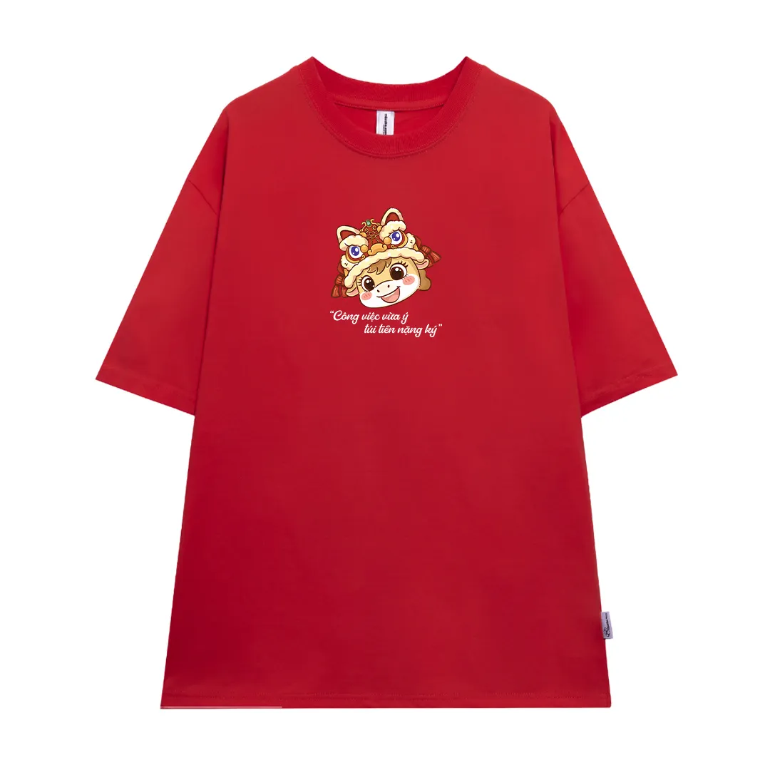 Áo thun nam nữ form rộng Miucho vải cao cấp thấm hút thoáng mát lời chúc ngày tết 2917_thumbnail_12