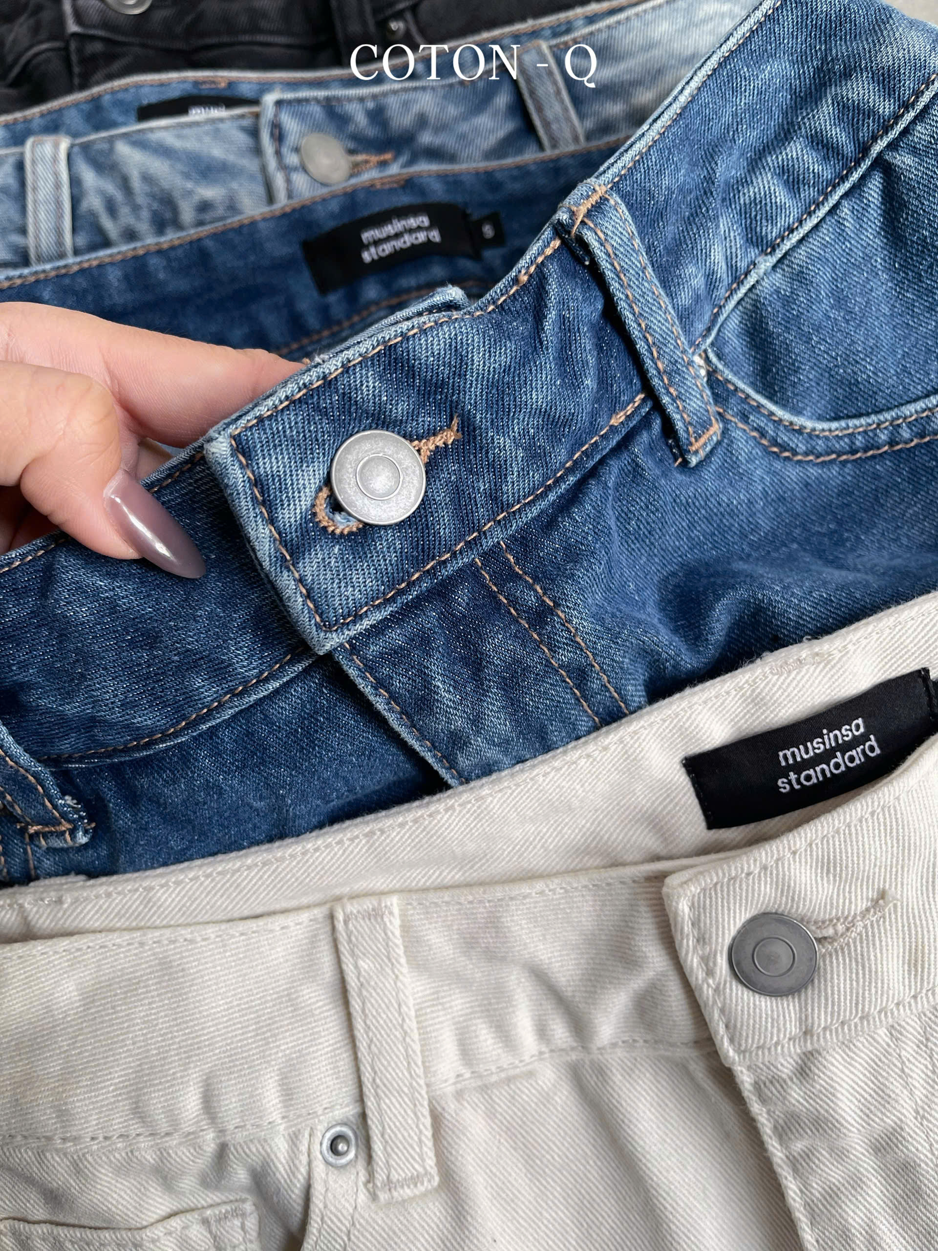 Chân váy jean ngắn có quần trong ( NHẠT )_thumbnail_12