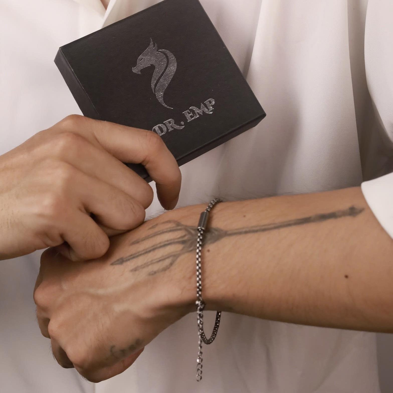 Vòng tay titan xích dây 3mm