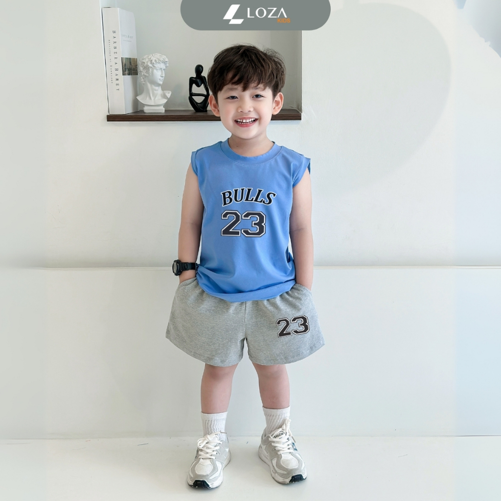 Bộ ba lỗ bé trai in hình 'Bulls 23' - Loza Kids BL345_thumbnail_0