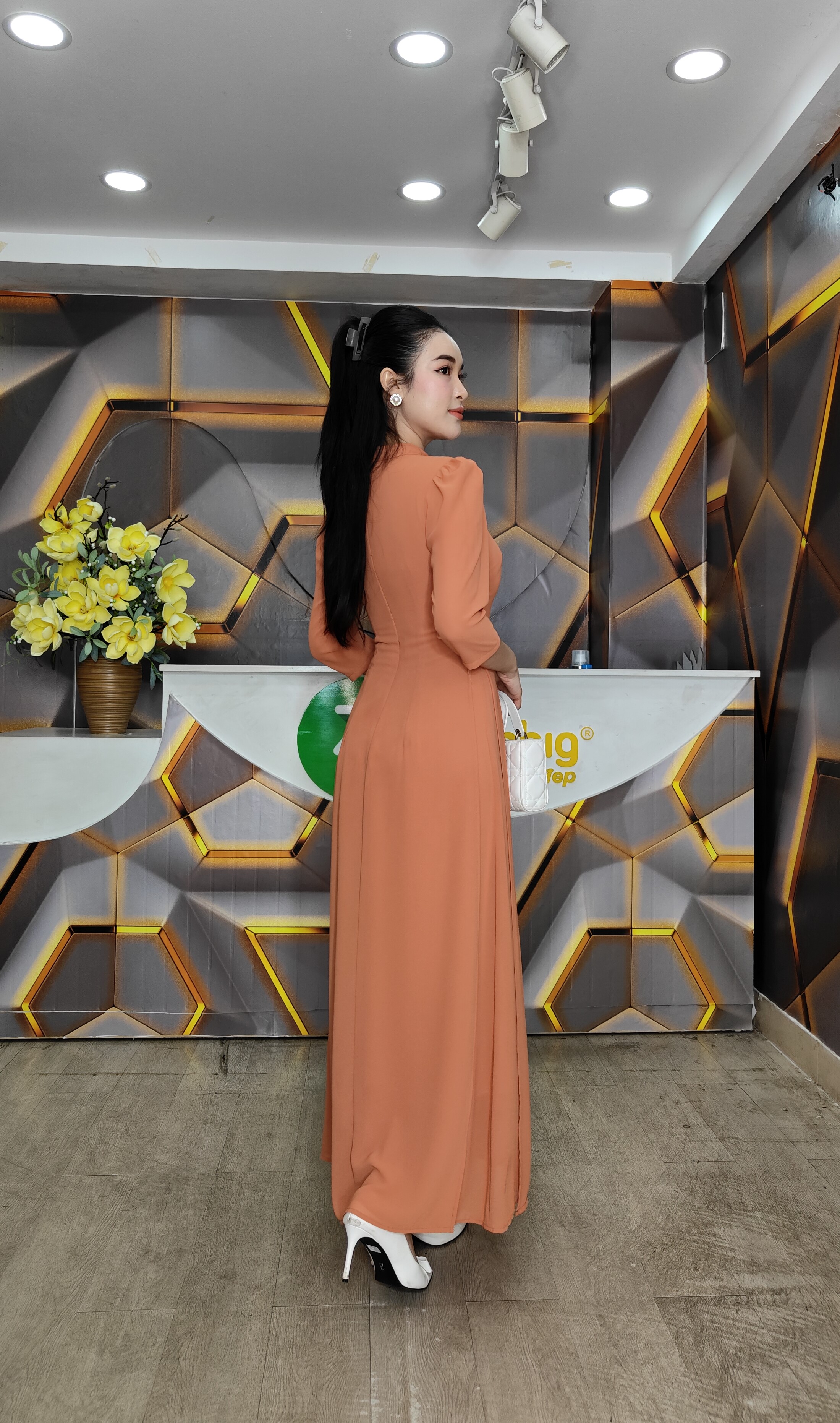Đầm giả áo dài - Y1477 - Thương hiệu Zonbig_thumbnail_3