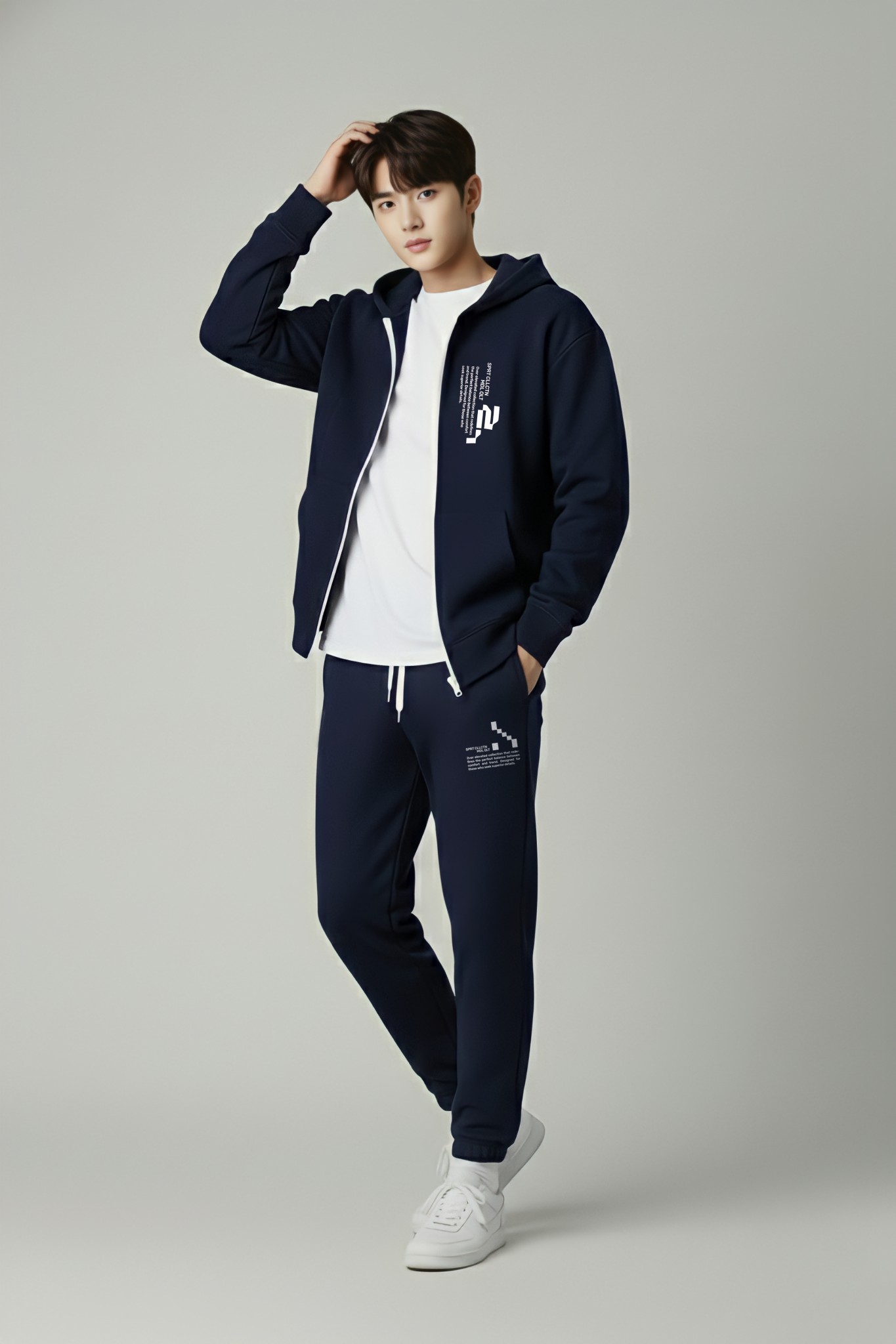 Áo khoác nỉ xanh navy in chữ trắng_thumbnail_3