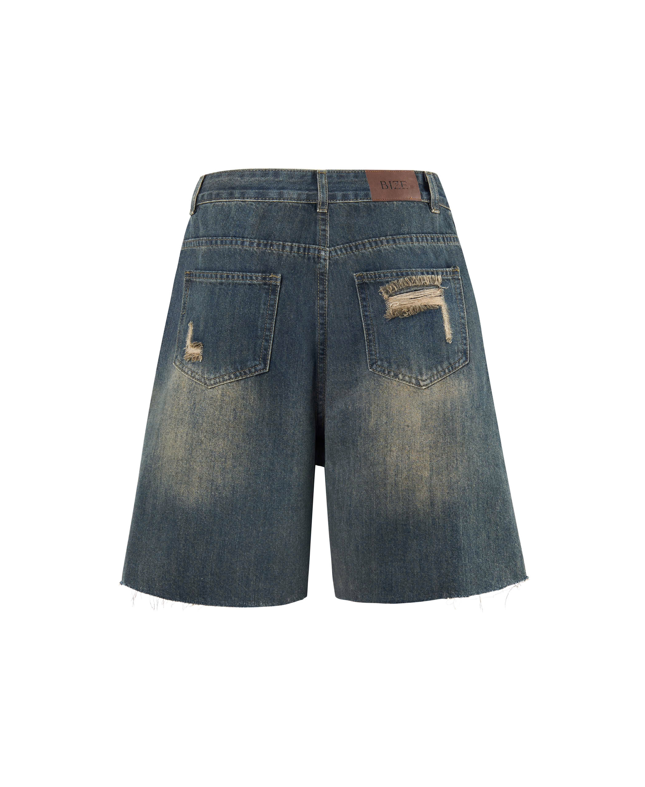 Quần short lửng rách kiểu bigsize QSJ4014