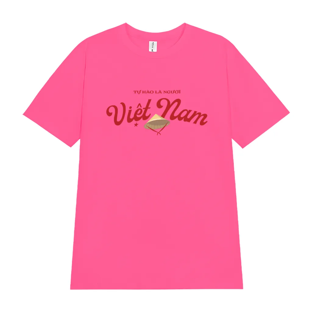 Áo thun Việt Nam form vừa 2522 Miucho Chic vải cotton cao cấp phong cách cổ điển in chữ_thumbnail_9