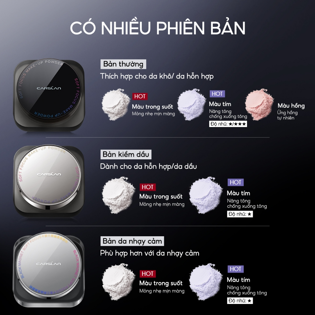[CARSLAN] Phấn phủ bột 1.0 Carslan minisize 1g_thumbnail_2
