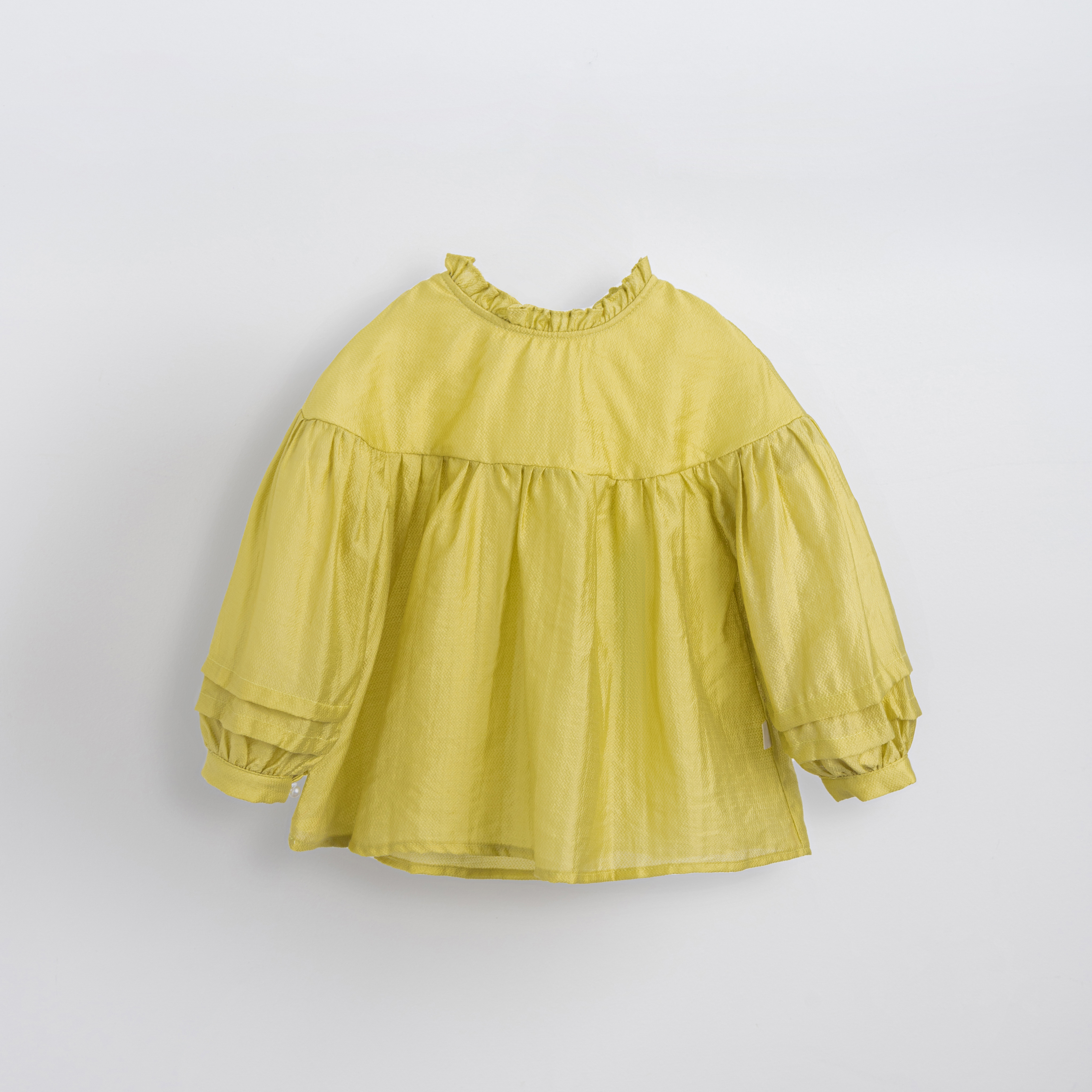 Áo cổ bèo tay bồng gập ly_thumbnail_0