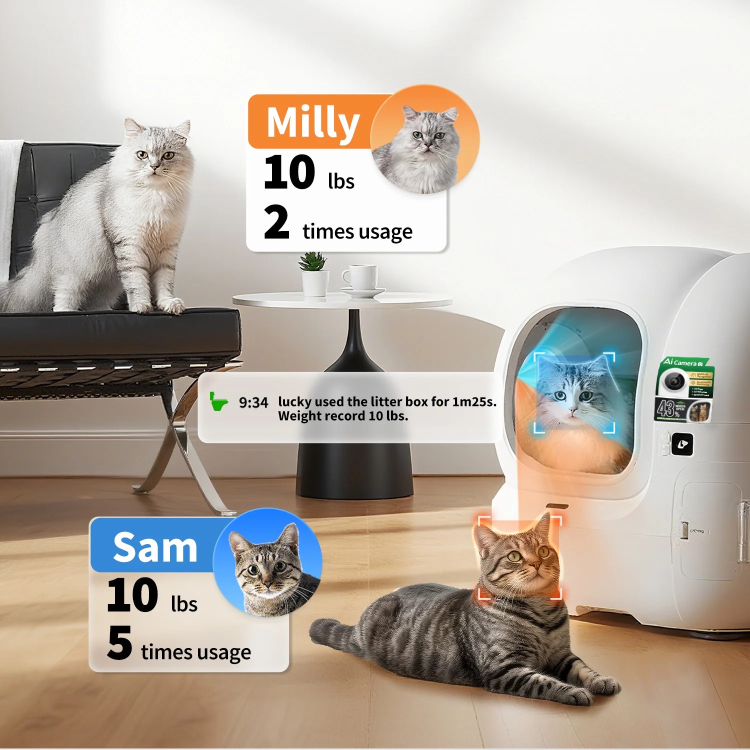 PETKIT PUROBOT MAX PRO Automatic Cat Litter Box_thumbnail_4