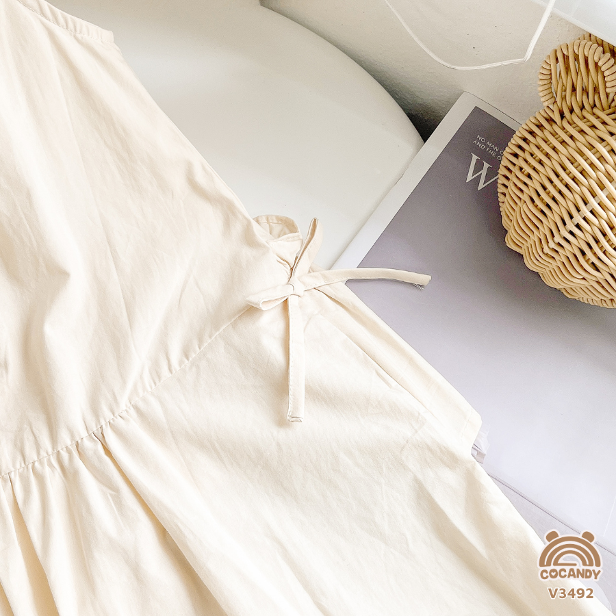 Váy 2 dây BE sườn bèo nơ_thumbnail_2