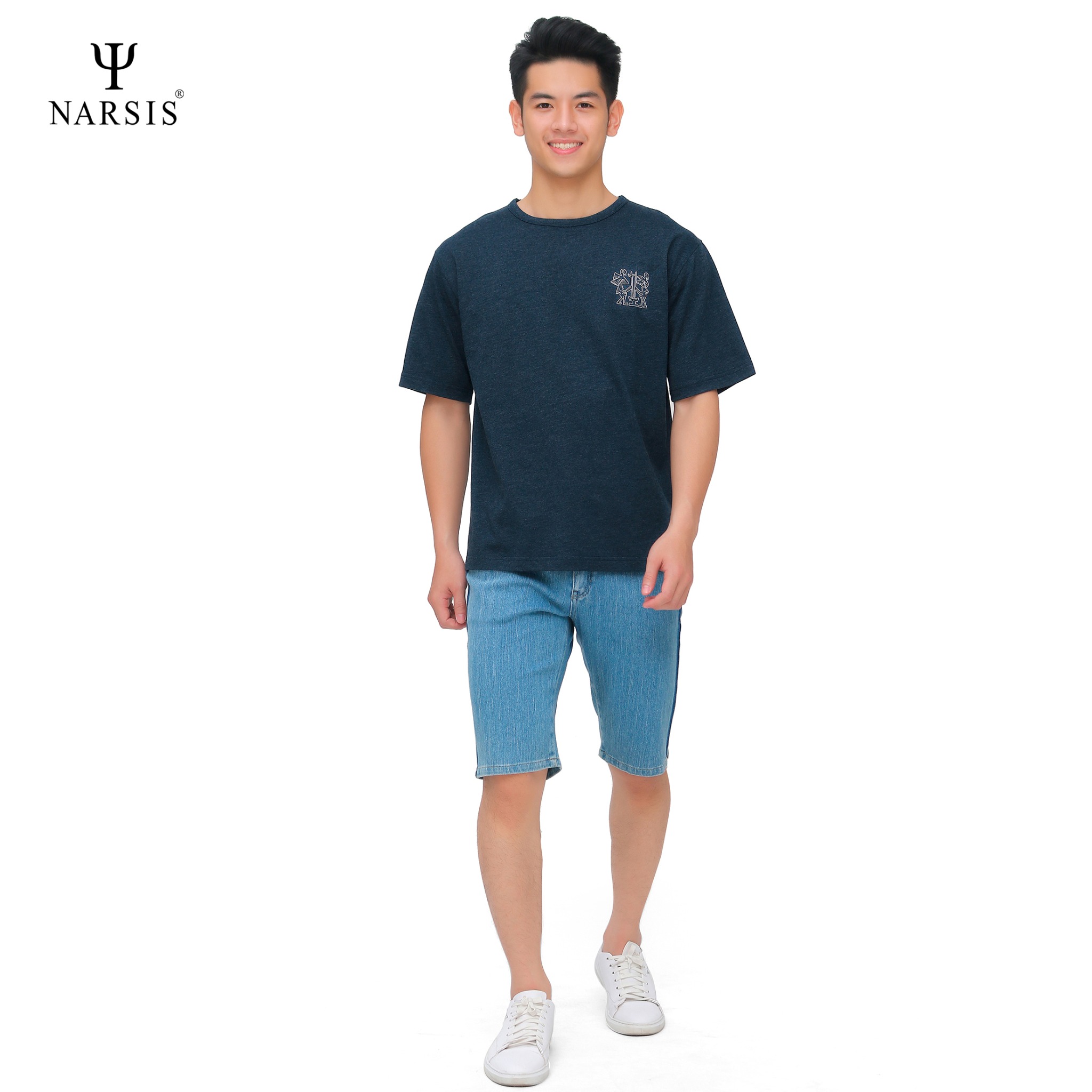 ÁO PHÔNG NAM D6023 NARSIS CHẤT LIỆU THOÁNG MÁT, DỄ CHỊU, THOẢI MÁI CẢ NGÀY, DỄ VẬN ĐỘNG