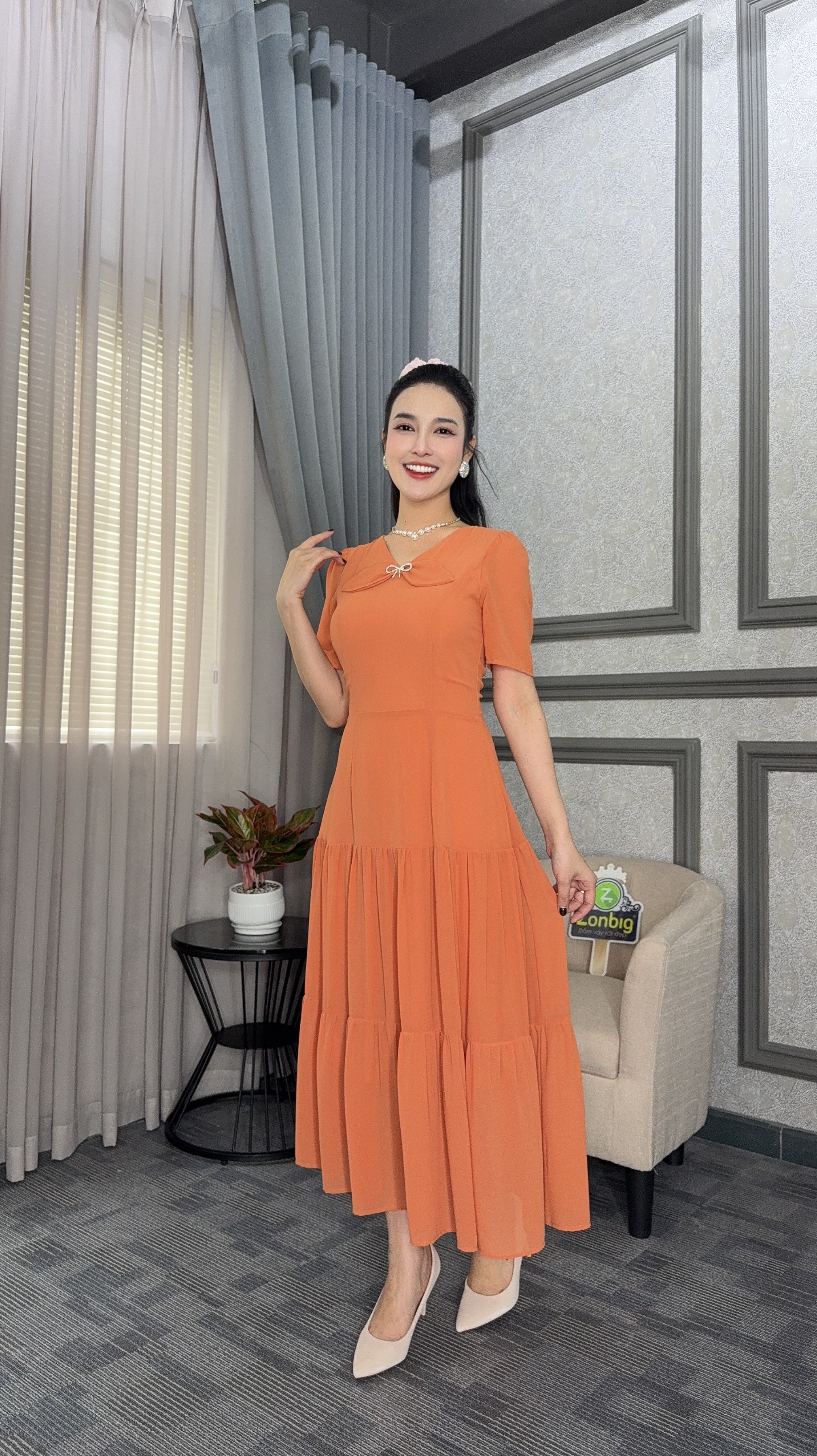 Đầm xòe - Y1981 - Thương hiệu Zonbig_thumbnail_6