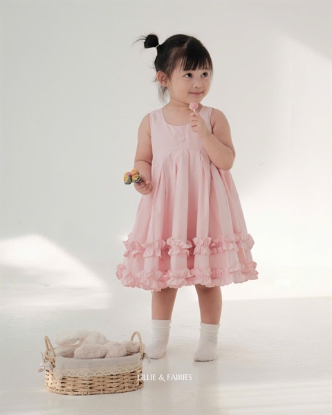 July Cotton Dress '25 (Váy Sát Nách Nhún Bèo)_thumbnail_3