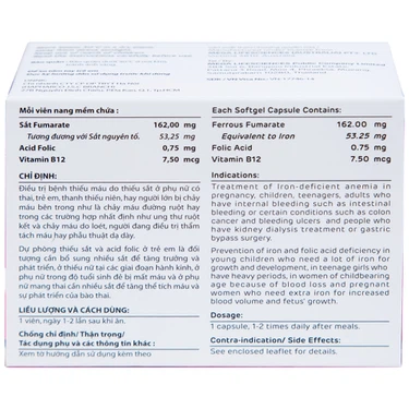 Ferrovit MEGA We care ( 5 vỉ x 10 viên )