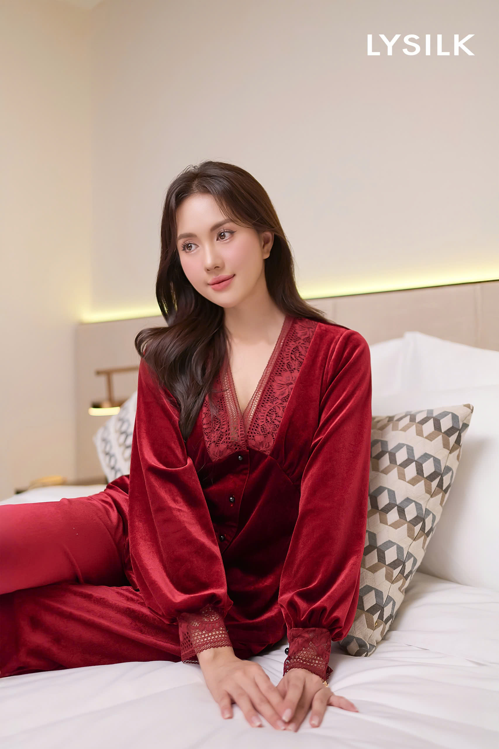 Bộ nhung áo dài, quần dài BN578_thumbnail_3